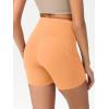 imageODODOS Womens Tummy Control Biker Shorts 20 with Pockets High Waist Athletic Workout Yoga Shorts35 5quot 8quot  10quot InseamNeon Orange
