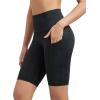 imageODODOS Womens Tummy Control Biker Shorts 20 with Pockets High Waist Athletic Workout Yoga Shorts35 5quot 8quot  10quot InseamNight Rain