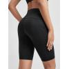 imageODODOS Womens Tummy Control Biker Shorts 20 with Pockets High Waist Athletic Workout Yoga Shorts35 5quot 8quot  10quot InseamNight Rain