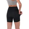 imageODODOS Womens Tummy Control Biker Shorts 20 with Pockets High Waist Athletic Workout Yoga Shorts35 5quot 8quot  10quot InseamNight Rain