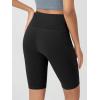 imageODODOS Womens Tummy Control Biker Shorts 20 with Pockets High Waist Athletic Workout Yoga Shorts35 5quot 8quot  10quot InseamOnyx Black Grey