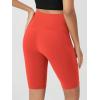 imageODODOS Womens Tummy Control Biker Shorts 20 with Pockets High Waist Athletic Workout Yoga Shorts35 5quot 8quot  10quot InseamOrange Red