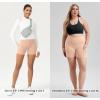 imageODODOS Womens Tummy Control Biker Shorts 20 with Pockets High Waist Athletic Workout Yoga Shorts35 5quot 8quot  10quot InseamPeach