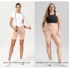 imageODODOS Womens Tummy Control Biker Shorts 20 with Pockets High Waist Athletic Workout Yoga Shorts35 5quot 8quot  10quot InseamPeach