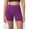 imageODODOS Womens Tummy Control Biker Shorts 20 with Pockets High Waist Athletic Workout Yoga Shorts35 5quot 8quot  10quot InseamPlum Purple
