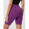 imageODODOS Womens Tummy Control Biker Shorts 20 with Pockets High Waist Athletic Workout Yoga Shorts35 5quot 8quot  10quot InseamPlum Purple