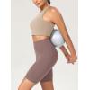 imageODODOS Womens Tummy Control Biker Shorts 20 with Pockets High Waist Athletic Workout Yoga Shorts35 5quot 8quot  10quot InseamPurple Taupe