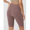 imageODODOS Womens Tummy Control Biker Shorts 20 with Pockets High Waist Athletic Workout Yoga Shorts35 5quot 8quot  10quot InseamPurple Taupe