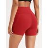 imageODODOS Womens Tummy Control Biker Shorts 20 with Pockets High Waist Athletic Workout Yoga Shorts35 5quot 8quot  10quot InseamRed