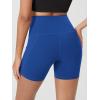 imageODODOS Womens Tummy Control Biker Shorts 20 with Pockets High Waist Athletic Workout Yoga Shorts35 5quot 8quot  10quot InseamRoyal Blue