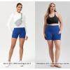 imageODODOS Womens Tummy Control Biker Shorts 20 with Pockets High Waist Athletic Workout Yoga Shorts35 5quot 8quot  10quot InseamRoyal Blue
