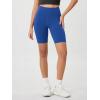 imageODODOS Womens Tummy Control Biker Shorts 20 with Pockets High Waist Athletic Workout Yoga Shorts35 5quot 8quot  10quot InseamRoyal Blue