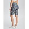 imageODODOS Womens Tummy Control Biker Shorts 20 with Pockets High Waist Athletic Workout Yoga Shorts35 5quot 8quot  10quot InseamScratch Marks