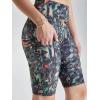imageODODOS Womens Tummy Control Biker Shorts 20 with Pockets High Waist Athletic Workout Yoga Shorts35 5quot 8quot  10quot InseamScratch Marks