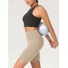 imageODODOS Womens Tummy Control Biker Shorts 20 with Pockets High Waist Athletic Workout Yoga Shorts35 5quot 8quot  10quot InseamShaker Beige