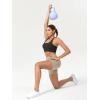 imageODODOS Womens Tummy Control Biker Shorts 20 with Pockets High Waist Athletic Workout Yoga Shorts35 5quot 8quot  10quot InseamShaker Beige