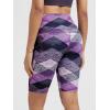imageODODOS Womens Tummy Control Biker Shorts 20 with Pockets High Waist Athletic Workout Yoga Shorts35 5quot 8quot  10quot InseamSketched Chevron