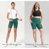 imageODODOS Womens Tummy Control Biker Shorts 20 with Pockets High Waist Athletic Workout Yoga Shorts35 5quot 8quot  10quot InseamStorm Teal