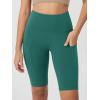 imageODODOS Womens Tummy Control Biker Shorts 20 with Pockets High Waist Athletic Workout Yoga Shorts35 5quot 8quot  10quot InseamStorm Teal