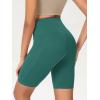 imageODODOS Womens Tummy Control Biker Shorts 20 with Pockets High Waist Athletic Workout Yoga Shorts35 5quot 8quot  10quot InseamStorm Teal