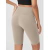 imageODODOS Womens Tummy Control Biker Shorts 20 with Pockets High Waist Athletic Workout Yoga Shorts35 5quot 8quot  10quot InseamTaupe