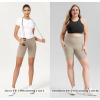 imageODODOS Womens Tummy Control Biker Shorts 20 with Pockets High Waist Athletic Workout Yoga Shorts35 5quot 8quot  10quot InseamTaupe