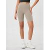 imageODODOS Womens Tummy Control Biker Shorts 20 with Pockets High Waist Athletic Workout Yoga Shorts35 5quot 8quot  10quot InseamTaupe