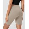 imageODODOS Womens Tummy Control Biker Shorts 20 with Pockets High Waist Athletic Workout Yoga Shorts35 5quot 8quot  10quot InseamTaupe
