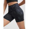 imageODODOS Womens Tummy Control Biker Shorts 20 with Pockets High Waist Athletic Workout Yoga Shorts35 5quot 8quot  10quot InseamTie Dye Smoke Ink