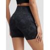 imageODODOS Womens Tummy Control Biker Shorts 20 with Pockets High Waist Athletic Workout Yoga Shorts35 5quot 8quot  10quot InseamTie Dye Smoke Ink