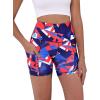 imageODODOS Womens Tummy Control Biker Shorts 20 with Pockets High Waist Athletic Workout Yoga Shorts35 5quot 8quot  10quot InseamTri Angle
