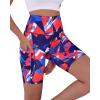imageODODOS Womens Tummy Control Biker Shorts 20 with Pockets High Waist Athletic Workout Yoga Shorts35 5quot 8quot  10quot InseamTri Angle