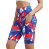 imageODODOS Womens Tummy Control Biker Shorts 20 with Pockets High Waist Athletic Workout Yoga Shorts35 5quot 8quot  10quot InseamTri Angle