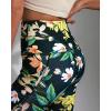 imageODODOS Womens Tummy Control Biker Shorts 20 with Pockets High Waist Athletic Workout Yoga Shorts35 5quot 8quot  10quot InseamTropical Flower
