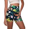 imageODODOS Womens Tummy Control Biker Shorts 20 with Pockets High Waist Athletic Workout Yoga Shorts35 5quot 8quot  10quot InseamTropical Flower