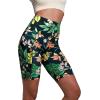 imageODODOS Womens Tummy Control Biker Shorts 20 with Pockets High Waist Athletic Workout Yoga Shorts35 5quot 8quot  10quot InseamTropical Flower