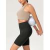 imageODODOS Womens Tummy Control Biker Shorts 20 with Pockets High Waist Athletic Workout Yoga Shorts35 5quot 8quot  10quot InseamWave Black