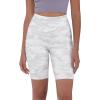 imageODODOS Womens Tummy Control Biker Shorts 20 with Pockets High Waist Athletic Workout Yoga Shorts35 5quot 8quot  10quot InseamWhite Camo