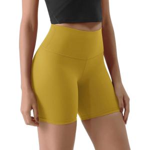 imageODODOS Tummy Control Compression Shorts for Women 4quot  6quot  8quot  10quot High Waist Workout Biker Shorts with Inner PocketMango Mint