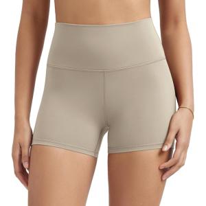 imageODODOS Tummy Control Compression Shorts for Women 4quot  6quot  8quot  10quot High Waist Workout Biker Shorts with Inner PocketShaker Beige