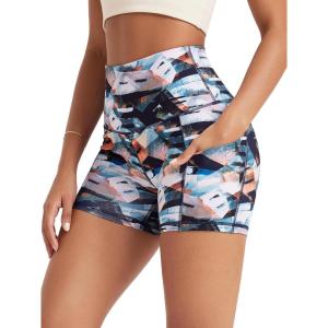 imageODODOS Womens Tummy Control Biker Shorts 20 with Pockets High Waist Athletic Workout Yoga Shorts35 5quot 8quot  10quot InseamFine Art