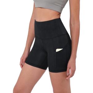 imageODODOS Womens Tummy Control Biker Shorts 20 with Pockets High Waist Athletic Workout Yoga Shorts35 5quot 8quot  10quot InseamNight Rain