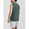 imageODODOS Mens Muscle Tee  Stratum Tech Performance Tank Ultra Soft Moisture Wicking UPF 50 Sleeveless ShirtsAspen Heather