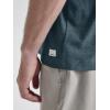 imageODODOS Mens Performance Polo  Stratum Tech Short Sleeve Golf TShirts Ultra Soft Moisture Wicking UPF 50 Casual TopsNavy Heather