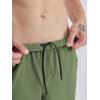 imageODODOS Mens Athletic Shorts with Pockets 5quot  7quot  9quot Inseam Quick Dry Lightweight Workout Gym Running ShortsArmy Green