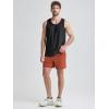 imageODODOS Mens Athletic Shorts with Pockets 5quot  7quot  9quot Inseam Quick Dry Lightweight Workout Gym Running ShortsRust