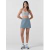 imageODODOS Womens Athletic Tennis Skorts with Pockets Builtin Shorts Golf Active Skirts for Sports Running Gym TrainingDusty Blue Heather