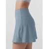 imageODODOS Womens Athletic Tennis Skorts with Pockets Builtin Shorts Golf Active Skirts for Sports Running Gym TrainingDusty Blue Heather