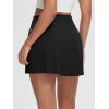 imageODODOS Womenss High Waist Tennis Skirts Cloud Feeling Builtin Shorts Athletic Golf Casual Skorts with PocketsBlack