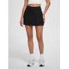 imageODODOS Womenss High Waist Tennis Skirts Cloud Feeling Builtin Shorts Athletic Golf Casual Skorts with PocketsBlack